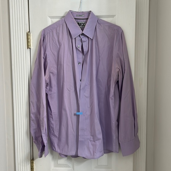 Express purple 1MX button down shirt - Picture 1 of 1